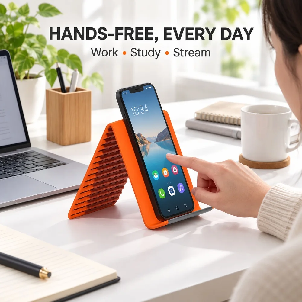 Laptop Stand - حامل جهاز سيليكون قابل للطي للهاتف