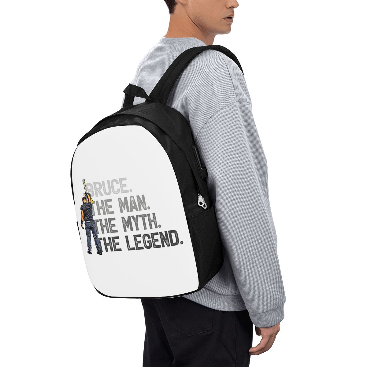 Laptop Bag - حقيبة ظهر بروس سبرينجستين للسفر، حقيبة