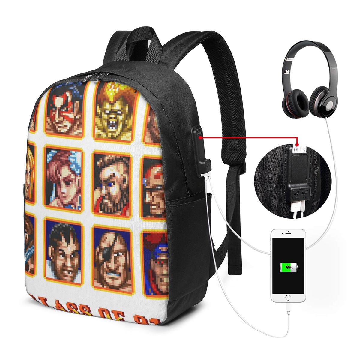Laptop Bag - حقيبة ظهر Defeated Portraits Super Street
