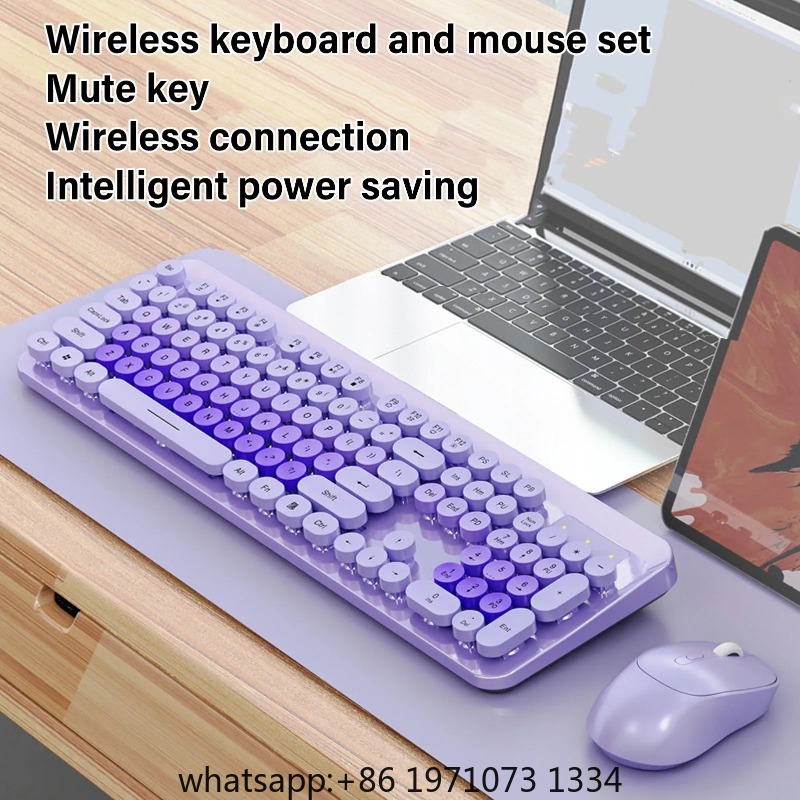 لوحة مفاتيح لاسلكية لطيفة مع م - مراجعة Laptop Mouse وسعره