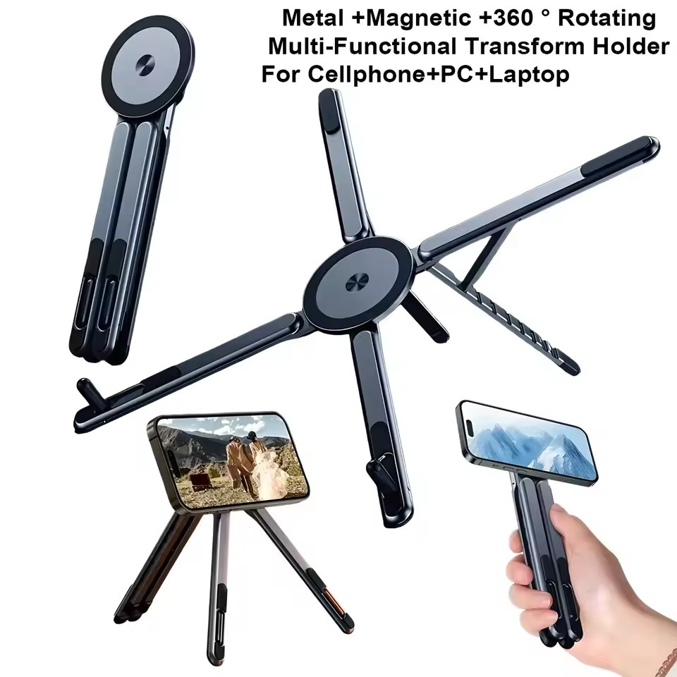 حامل هاتف مغناطيسي قابل للطي 3 - مراجعة Laptop Stand وسعره