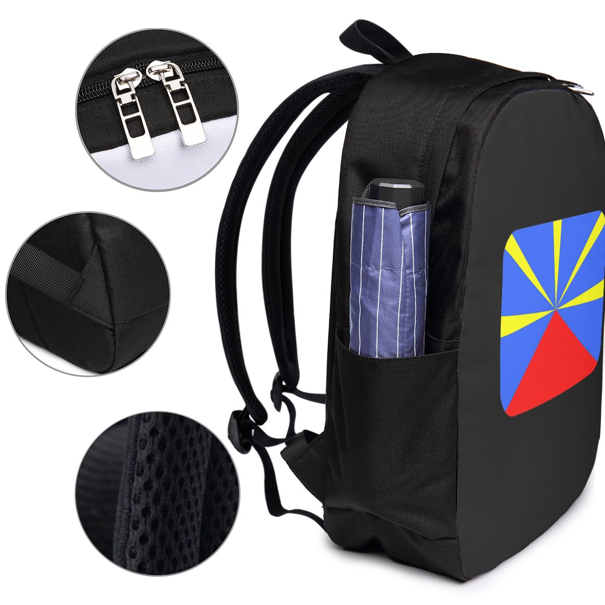 حقيبة ظهر بعلم جزيرة ريونيون 9 - مراجعة Laptop Bag وسعره