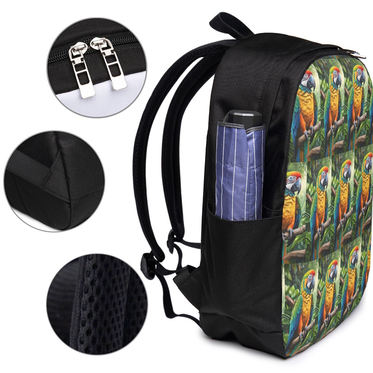 حقيبة ظهر لطيفة على شكل ببغاء  - مراجعة Laptop Bag وسعره