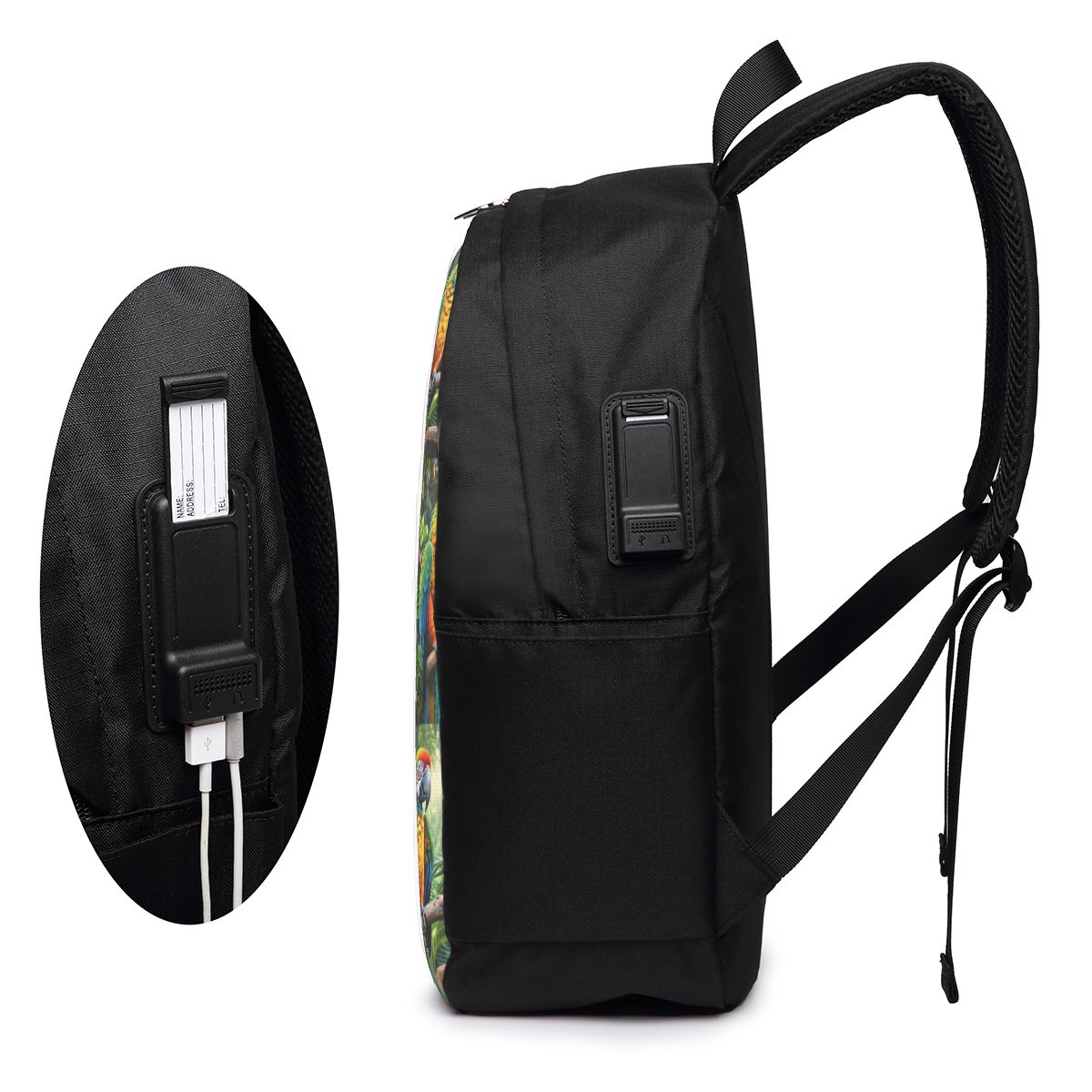 حقيبة ظهر لطيفة على شكل ببغاء  - مراجعة Laptop Bag وسعره